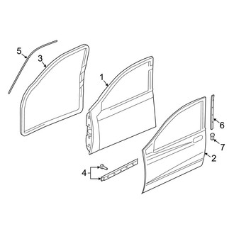 Dodge OE - Front Door - Door & Components