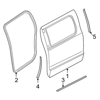 Dodge OE - Rear Door - Door & Components (Quad Cab)
