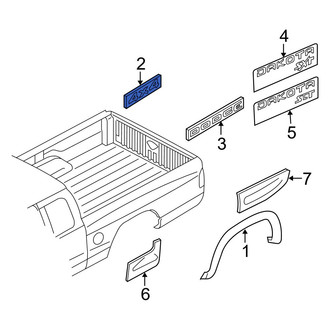 Dodge OE - Rear Truck Bed Decal
