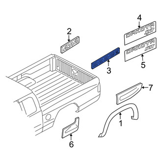 Dodge OE - Rear Truck Bed Decal