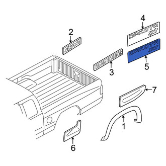 Dodge OE - Rear Truck Bed Decal
