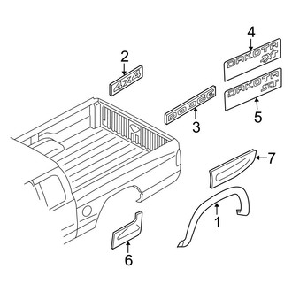 Dodge OE - Pick Up Box - Exterior Trim