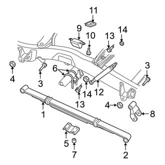 Dodge OE - Rear Suspension - Suspension Components (RWD)