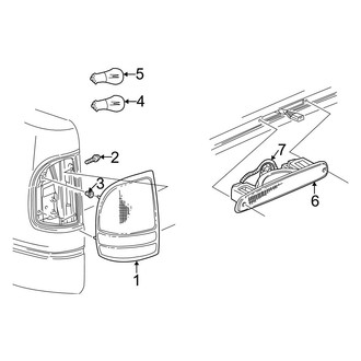 Dodge OE - Rear Lamps - High Mounted Stop Lamp