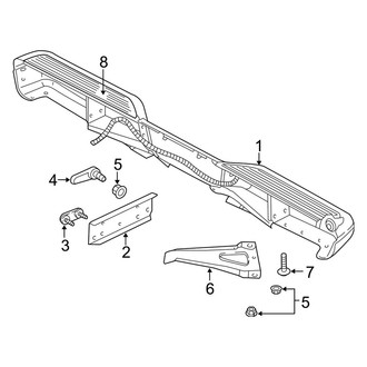 Dodge OE - Rear Bumper - Bumper & Components