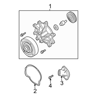 Dodge OE - Cooling - Water Pump (4.7L)