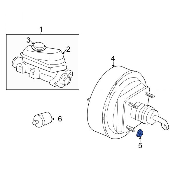 Power Brake Booster Grommet