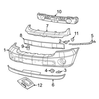 Dodge OE - Front Bumper - Bumper & Components