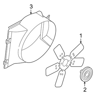 Dodge OE - Cooling Fan (Adventurer / Limited / SLT / SXT 4.7L)