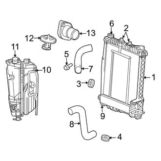 Dodge OE - Cooling - Radiator & Components (5.7L)