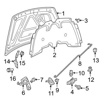 2005 Dodge Durango Hood Release Cables & Handles — CARiD.com