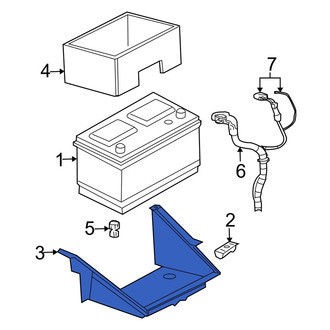 Dodge OE - Battery Tray