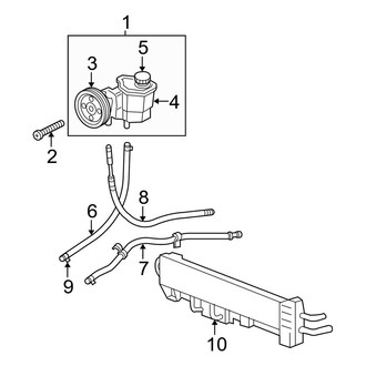 Dodge OE - Steering Gear & Linkage - Pump & Hoses (3.7L / 4.7L)
