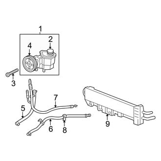 Dodge OE - Steering Gear & Linkage - Pump & Hoses (5.7L)