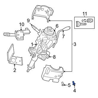 Dodge OE - Steering Column Cover Screw