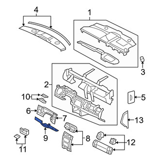 Dodge OE - Instrument Panel Knee Bolster