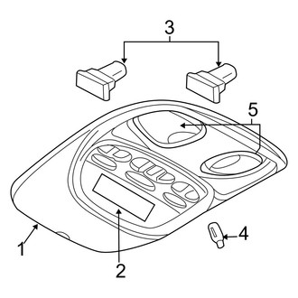 Dodge OE - Overhead Console