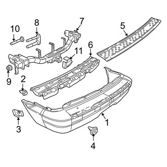 Dodge OE - Rear Bumper - Bumper & Components