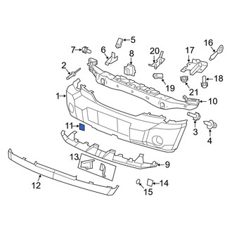 Dodge OE - Front Tow Hook Cover