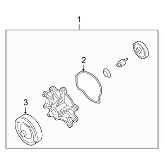 Dodge OE - Cooling - Water Pump (Heat / SE / SXT 3.7L)