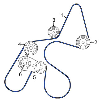 Dodge OE - Serpentine Belt