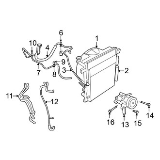 Dodge OE - Air Conditioner & Heater - Condenser, Compressor & Lines