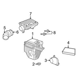Dodge OE - Engine - Air Intake (3.7L)