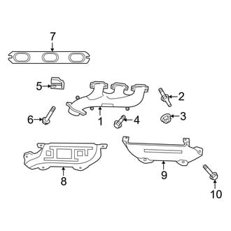 Dodge OE - Exhaust System - Exhaust Manifold (4.0L)