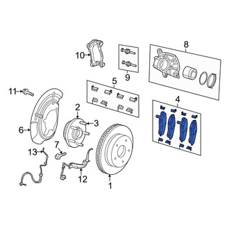 Dodge OE - Front Disc Brake Pad Set