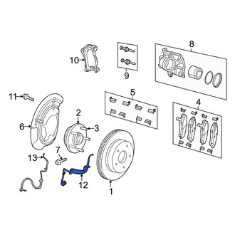 Dodge OE - Front ABS Wheel Speed Sensor