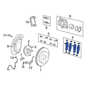 Dodge OE - Front Disc Brake Pad Set
