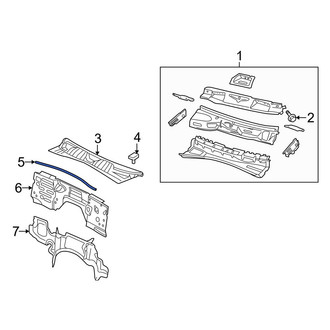 Dodge OE - Cowl Seal