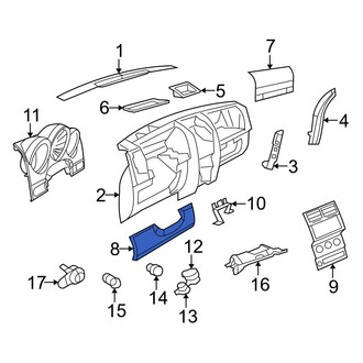 Dodge OE - Instrument Panel Knee Bolster