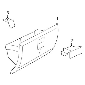 Dodge OE - Instrument Panel - Glove Box