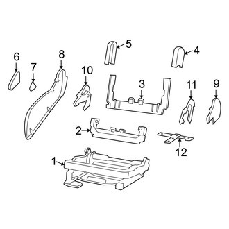 Dodge OE - Seats & Tracks - Tracks & Components (Passenger Side)