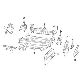 Dodge OE - Seats & Tracks - Tracks & Components (Driver Side Power Seat)