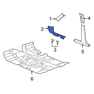 Dodge OE - Front Left Door Sill Plate