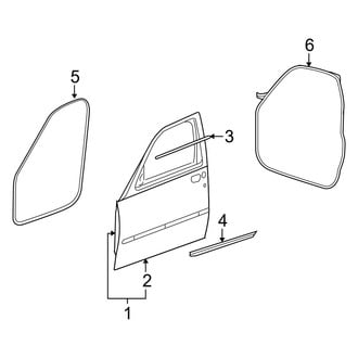 Dodge OE - Front Door - Door & Components