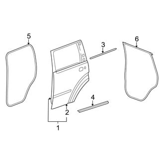 Dodge OE - Rear Door - Door & Components