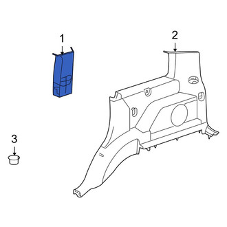 Dodge OE - Left Body C-Pillar Trim Panel