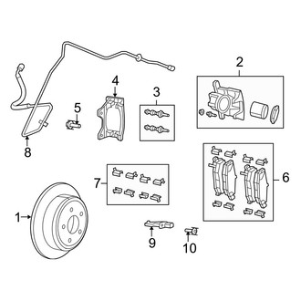 Dodge OE - Rear Suspension - Brake Components (RWD)