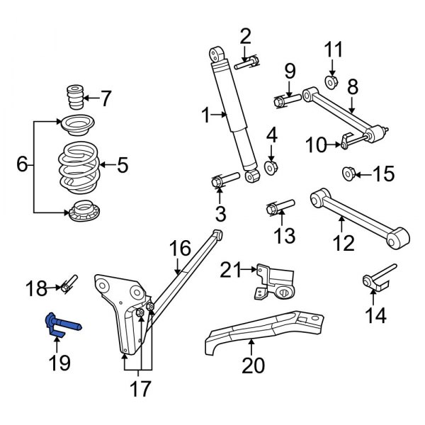 Suspension Track Bar Bolt