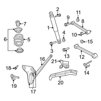 Dodge OE - Rear Suspension - Suspension Components (4WD)