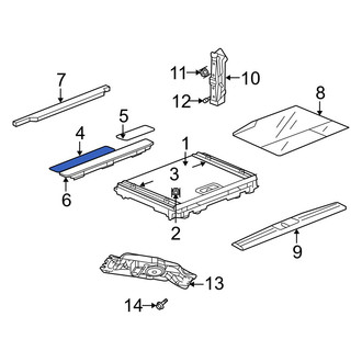 Dodge OE - Rear Right Trunk Trim Panel