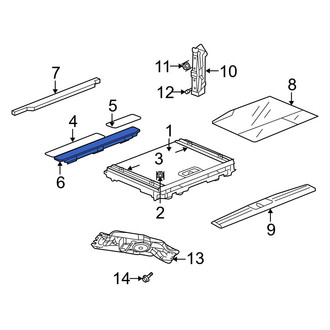 Dodge OE - Rear Trunk Trim Panel
