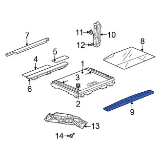 Dodge OE - Rear Liftgate Trim Scuff Plate