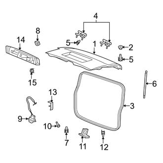 Dodge OE - Lift Gate - Gate & Hardware