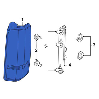 Dodge OE - Rear Right Tail Light Assembly
