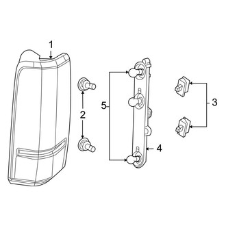 Dodge OE - Rear Lamps - Tail Lamps