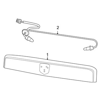 Dodge OE - Rear Lamps - License Lamps